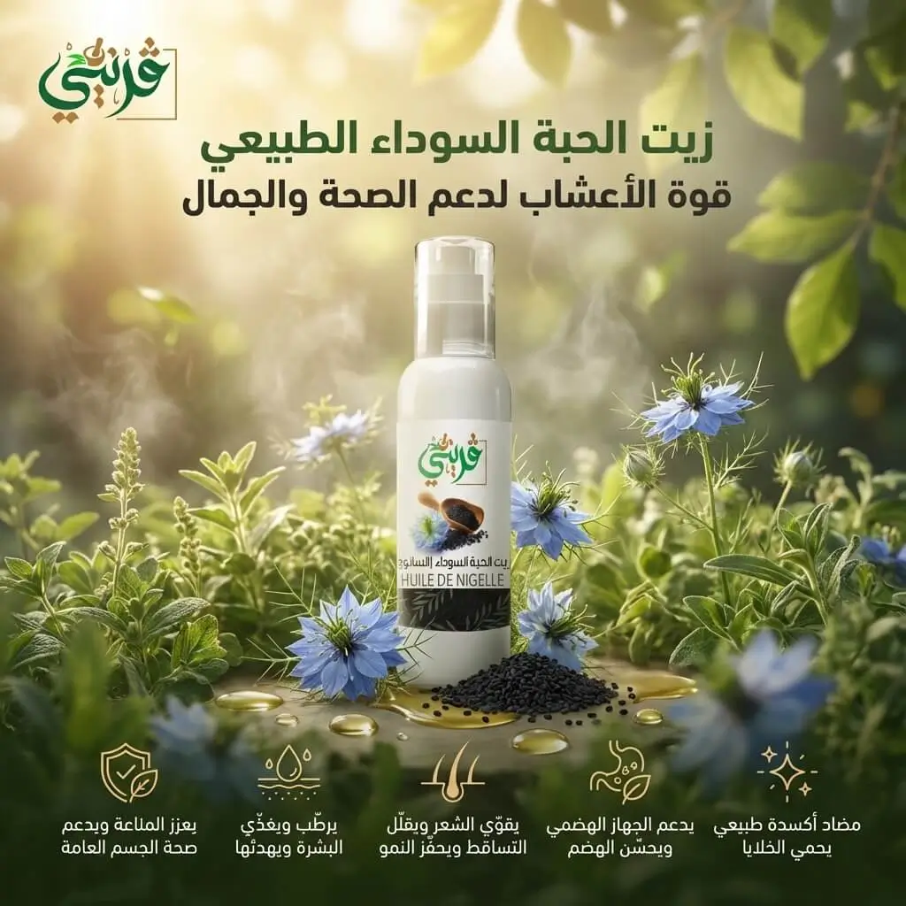 زيت الحبة السوداء من قريني بيو