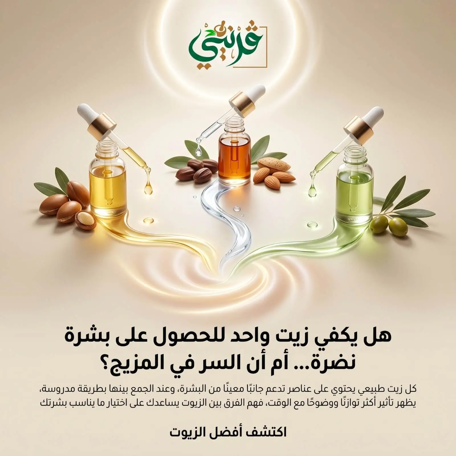 زيوت العناية بالبشرة من قريني بيو