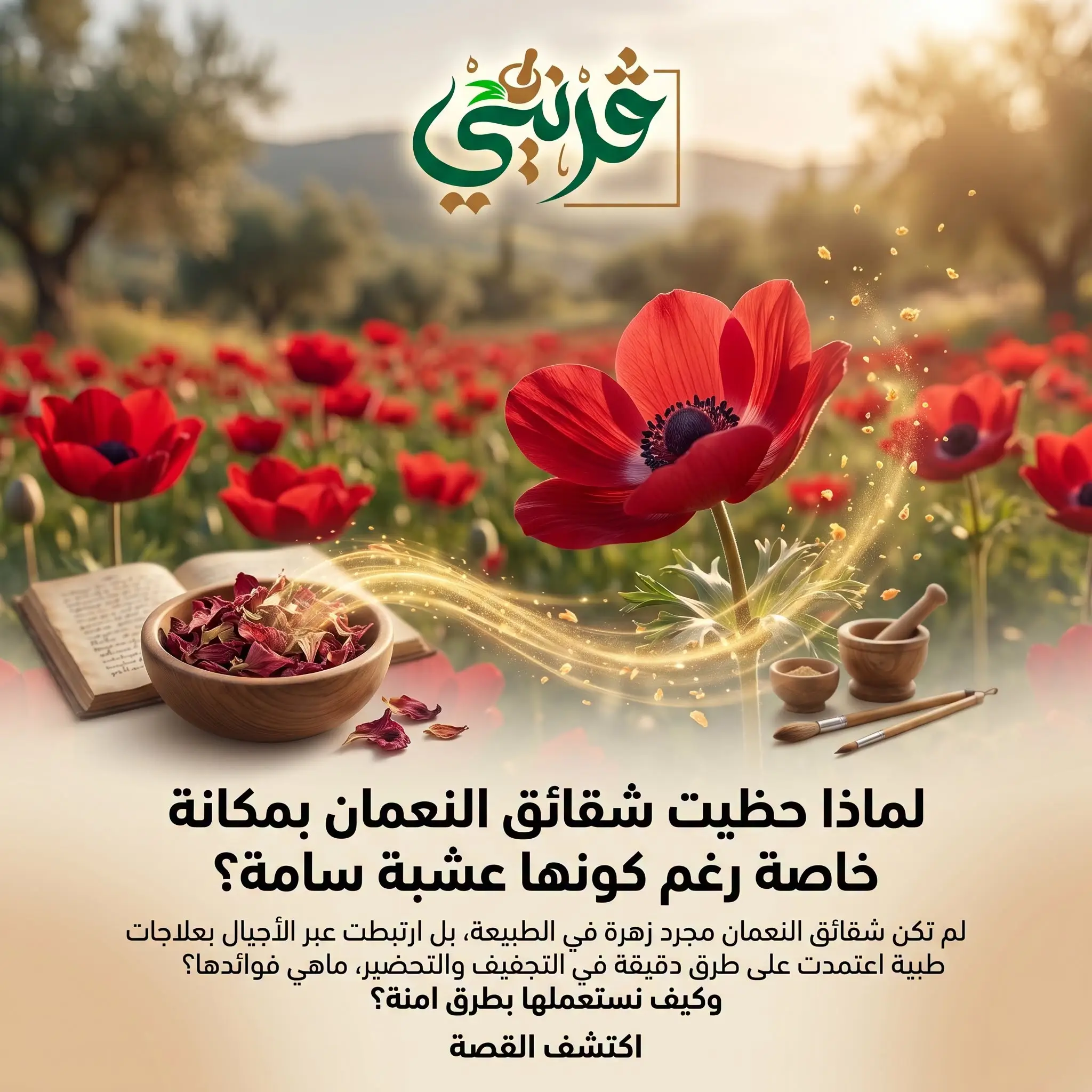 فوائد شقائق النعمان من قريني بيو